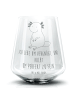 Mr. & Mrs. Panda Whiskyglas Axolotl Niedlich mit Spruch in Transparent