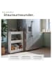 tectake Nischenregal Joe 54 x 12 x 71 cm, weiß