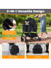 COSTWAY 3 in 1 Hundewagen in Schwarz