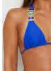 Moda Minx Bikini Top Boujee Triangel Top in Blau