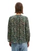 Marc O'Polo Print-Bluse relaxed in Medium Brown