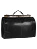 piké Doktortasche / Reisetasche LOMBARDIA MEDIUM echt Leder in schwarz