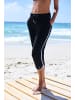 Kangaroos Relax-Caprihose in schwarz