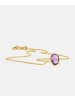 Diamant L'éternel Halskette aus 585 Gelbgold mit Amethyst