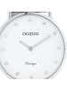 Oozoo Armbanduhr Oozoo Vintage Series silber mittel (ca. 32mm)