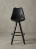 KADIMA DESIGN 2er Set Barhocker Kunstleder / Massivholz