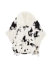 Usha Women Poncho in Wollweiss Schwarz