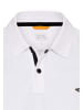 Camel Active Poloshirt mit Kontrastdetails in Weiß