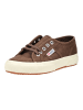 Superga Sneaker in Braun/Weiß