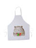 Mr. & Mrs. Panda Gastro Schürze Bär Gefühl ohne Spruch in Weiß