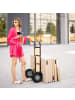 relaxdays 2 x Schubkarrenrad in Schwarz/ Grau - 2.50-4