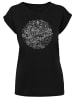 F4NT4STIC T-Shirt Star Wars Christmas Death Star Todesstern in schwarz