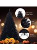COSTWAY Künstlicher Weihnachtsbaum in Schwarz