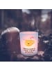 Mr. & Mrs. Panda Outdoor Windlicht Kaffee Gespenst mit Spruch in Transparent