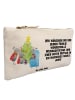 Mr. & Mrs. Panda Schminktasche Weihnachten Smörle mit Spruch in Weiß