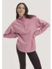 Hessnatur Fleece Hoodie in rosenpink