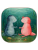 Mr. & Mrs. Panda Tischuntersetzer Axolotl Liebe Design ohne Spruch in Weiß
