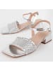 Montevita Sandalen mit Absatz, Trea in Silber