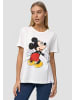 Recovered T-Shirt Mickey Mouse Hug in Beige