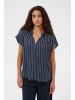 Soaked in Luxury Bluse kurzarm SLIoana Classic fit in Salute W Creme Stripes