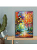 MuchoWow Leinwand bilder Bunter Wald (BxH)