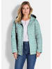 GOLDNER Leichte Steppjacke mit Kapuze in salbei