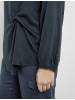 SAMOON Bluse Langarm in Navy