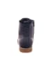 Esgano Damenschnürrstiefel warm flach Da.-Boot in  Blau