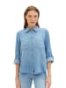 Tom Tailor Bluse DENIM LOOK in Blau