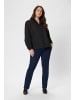 KAFFE curve Langarm-Bluse KCmai Regular fit in Black Deep