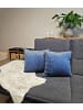 JACK 2er Set Teddy Flausch Kissen 45x45cm in Blau