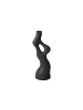 Present Time Vase Deko Organic Swirls - Schwarz - 12,5x10,5x33cm