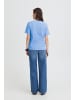 b. young Kurzarm-Bluse BYSOLKO Loose fit in Della Robbia Blue