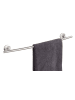 Wenko Handtuchhalter CUBA MATT in Silbern, (B) 58 x (H) 5 x (L) 9 cm