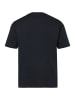 Men Plus Kurzarm T-Shirt in schwarz