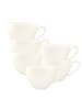 Seltmann Weiden 6er Set Milchkaffeetassen Savona Fine Diamond 340 ml creme in creme