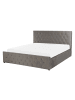 Beliani Doppelbett AMIENS in Grau - (W) 151 x (H) 109 x (L) 217 cm