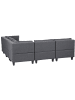 Beliani 5-tlg Ecksofa UNSTAD in Grau