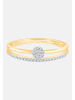 Diamant Exquis Ring aus 375 Gelbgold mit Diamant