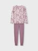 name it Pyjama Set für Mädchen Flower in Rosa