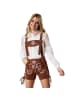 tectake Lederhose Ammersee in braun