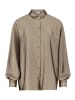 Vera Mont Satin-Bluse mit Kragen in Turf