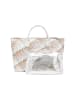 faina Women 2-In-1 Tote Bag Set in White Rust