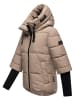 Navahoo Steppjacke Lotusherz XIV in Taupe Grey