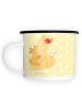 Mr. & Mrs. Panda Kaffeebecher Fuchs Mama ohne Spruch in Gelb Pastell