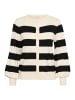 Kaffe Strickjacke KAlizza Regular fit in Black/Turtledove Bold Stripe