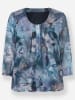 WITT WEIDEN Georgettebluse in marine-bedruckt
