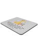 Mr. & Mrs. Panda Mouse Pad Buchhalter BalanZeichen mit Spruch in Grau Pastell
