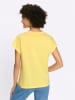 Sieh an! Rundhalsshirt in zitrone