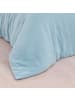 Traumschlaf Bettwäsche Musselin Uni in bleu